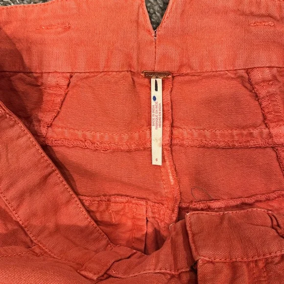 ๐ FREE PEOPLE Sweet Talk Wide Leg Pleated Chino Pants - Picture 6 of 8